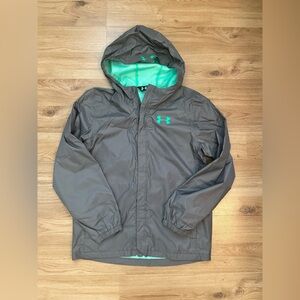 Under Armour Boys Windbreaker Rain Jacket Size Youth Large